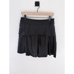 Athleta Black Skort Skirt Short-Size 4